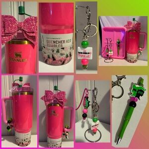 WICKED Theme QUENCHER H2.0 FLOWSTATE TUMBLER 30 OZ Pink Parade w/ accessories